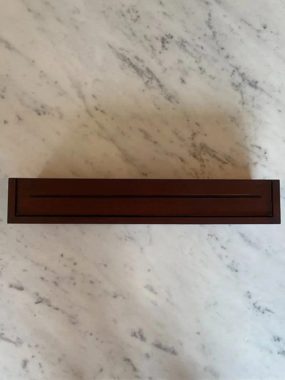 Wood Shelf/Plate Rack Mahogany Finish Great Condition